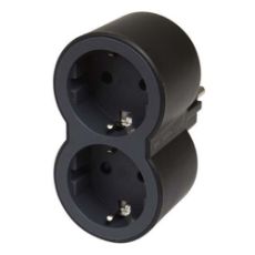 Εικόνα της Πολύπριζο Legrand 2 Θέσεων Black 694517