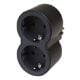 Εικόνα της Πολύπριζο Legrand 2 Θέσεων Black 694517
