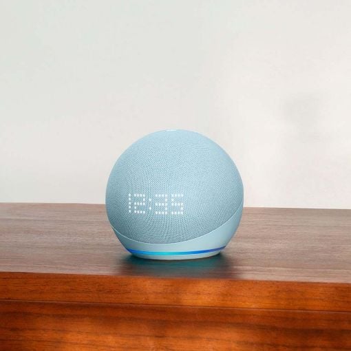 Εικόνα της Amazon Echo Dot (5th Gen) Smart Speaker with Clock and Alexa Cloud Blue B09B8RVKGW