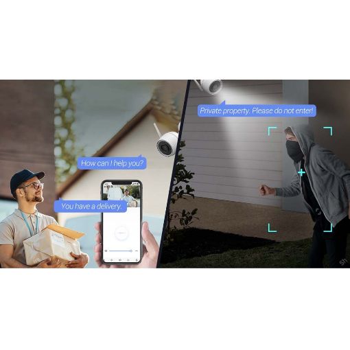Εικόνα της Outdoor IP Camera Ezviz H3C 2K WiFi CS-H3C-R100-1K3WKFL
