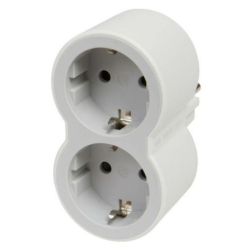 Εικόνα της Πολύπριζο Legrand 2 Θέσεων Grey 694516