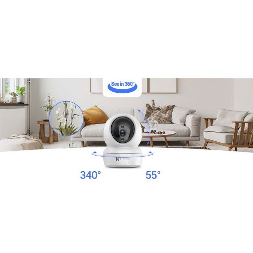 Εικόνα της Indoor IP Smart Camera Ezviz H6C FHD Pan/Tilt Wireless CS-H6C-R101-1G2WF