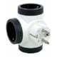 Εικόνα της Πολύπριζο Legrand 3 Θέσεων Rotating White/Dark Grey 694521