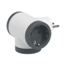 Εικόνα της Πολύπριζο Legrand 3 Θέσεων White/Dark Grey 694520