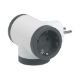 Εικόνα της Πολύπριζο Legrand 3 Θέσεων White/Dark Grey 694520