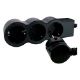 Εικόνα της Πολύπριζο Legrand 3 Θέσεων 1.5m Black/Dark Grey 694550