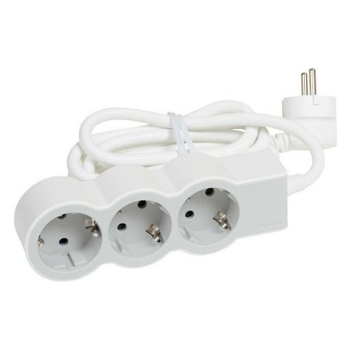 Εικόνα της Πολύπριζο Legrand 3 Θέσεων 3m White/Grey 694559