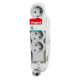 Εικόνα της Πολύπριζο Legrand 4 Θέσεων 3m White/Grey 694561
