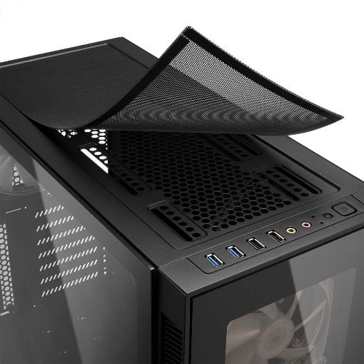Εικόνα της Sharkoon TG5 Pro RGB Midi-Tower Tempered Glass Black