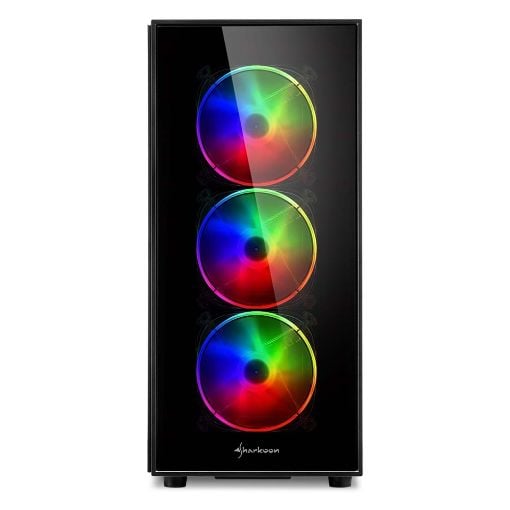 Εικόνα της Sharkoon TG5 Pro RGB Midi-Tower Tempered Glass Black