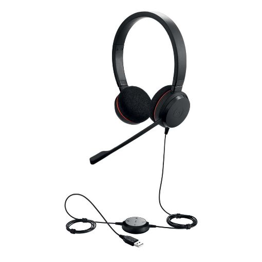 Εικόνα της Headset Jabra Evolve 20 UC Stereo Duo Usb Black 4999-829-209