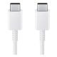 Εικόνα της Καλώδιο Samsung USB-C to USB-C 1.8m White (3A) EP-DX310JWEGEU