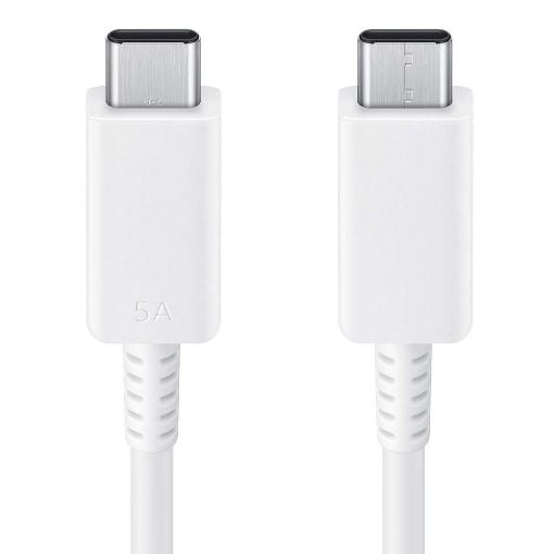 Εικόνα της Καλώδιο Samsung USB-C to USB-C 1.8m White (5A) EP-DX510JWEGEU