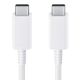 Εικόνα της Καλώδιο Samsung USB-C to USB-C 1.8m White (5A) EP-DX510JWEGEU