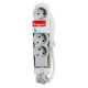 Εικόνα της Πολύπριζο Legrand 4 Θέσεων 5m White/Light Grey 694569