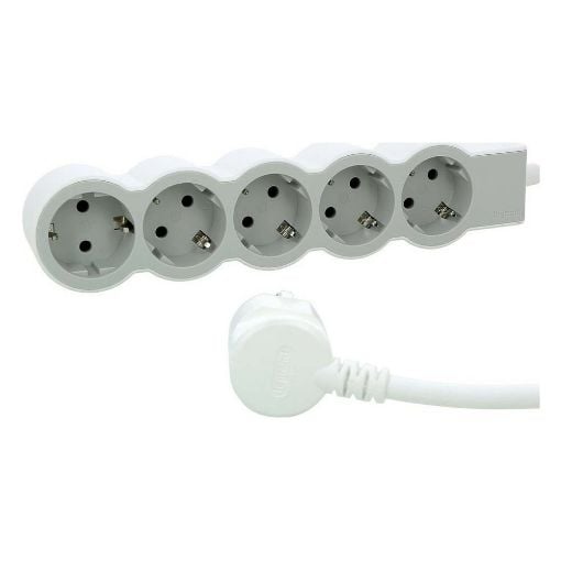 Εικόνα της Πολύπριζο Legrand 5 Θέσεων 1.5m White/Light Grey 694555