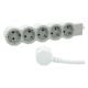 Εικόνα της Πολύπριζο Legrand 5 Θέσεων 1.5m White/Light Grey 694555