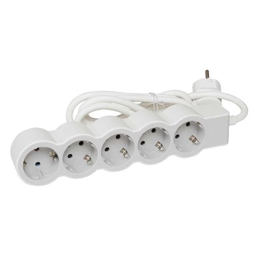 Εικόνα της Πολύπριζο Legrand 5 Θέσεων 1.5m White/Light Grey 694555