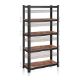 Εικόνα της Songmics Ραφιέρα Dexion Vintage με 5 Ράφια 150 x 75 x 30 cm Black/Brown GLR030B01