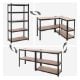 Εικόνα της Songmics Ραφιέρα Dexion με 5 Ράφια 180 x 90 x 40 cm Black/Brown GLR040B01
