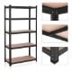 Εικόνα της Songmics Ραφιέρα Dexion με 5 Ράφια 180 x 90 x 40 cm Black/Brown GLR040B01