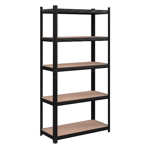 Εικόνα της Songmics Ραφιέρα Dexion με 5 Ράφια 180 x 90 x 40 cm Black/Brown GLR040B01