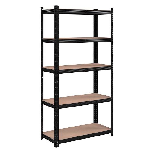 Εικόνα της Songmics Ραφιέρα Dexion με 5 Ράφια 200 x 100 x 50 cm Black/Brown GLR050B01