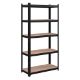 Εικόνα της Songmics Ραφιέρα Dexion με 5 Ράφια 200 x 100 x 50 cm Black/Brown GLR050B01