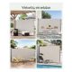 Εικόνα της Songmics Πλευρική Tέντα 200 x 350 cm 280gr/m² Beige GSA205E