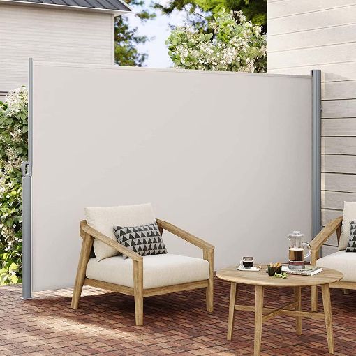 Εικόνα της Songmics Πλευρική Tέντα 200 x 350 cm 280gr/m² Beige GSA205E