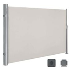 Εικόνα της Songmics Πλευρική Tέντα 200 x 350 cm 280gr/m² Beige GSA205E