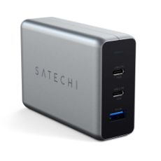 Εικόνα της Satechi 100W USB-C PD Compact GaN Charger - Space Grey ST-TC100GM-EU