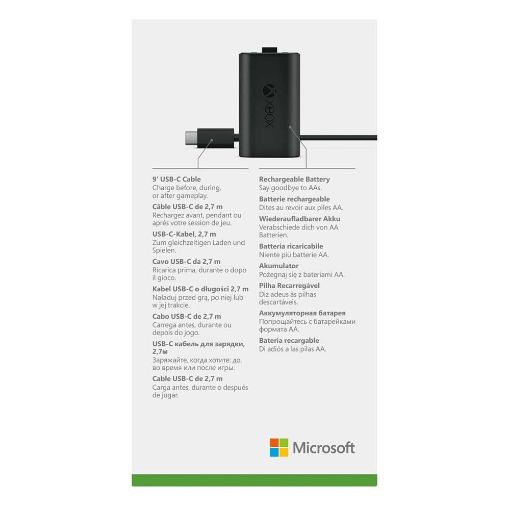 Εικόνα της Microsoft Play & Charge Kit Xbox-X SXW-00002