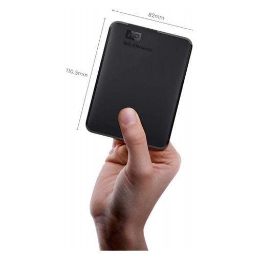 Εικόνα της Εξωτερικός Σκληρός Δίσκος Western Digital 2.5'' Elements 5TB Black WDBU6Y0050BBK-WESN