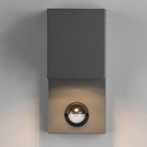 Εικόνα της Επιτοίχιο Φωτιστικό Trio Lighting Roya Motion Sensor GU10 IP44 Black 214269142