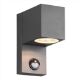 Εικόνα της Επιτοίχιο Φωτιστικό Trio Lighting Roya Motion Sensor GU10 IP44 Black 214269142