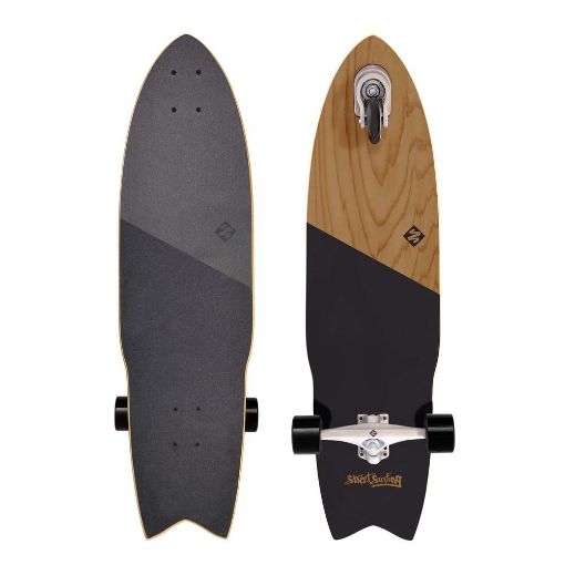 Εικόνα της Street Surfing - Surfskate Shark Attack 36" Koa Black