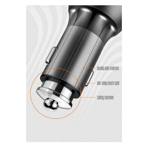 Εικόνα της Φορτιστής Αυτοκινήτου Ldnio C503Q Dual USB-A με Καλώδιο Micro USB  QC3.0 Grey