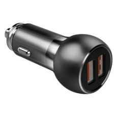 Εικόνα της Φορτιστής Αυτοκινήτου Ldnio C503Q Dual USB-A με Καλώδιο Micro USB  QC3.0 Grey