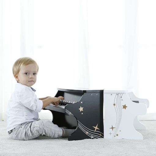 Εικόνα της Classic World - Ξύλινο Παιδικό Πιάνο Λευκό 40536
