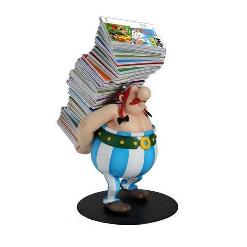 Εικόνα της Plastoy - Φιγούρα Obelix Pile Of Comics Collectible 000124