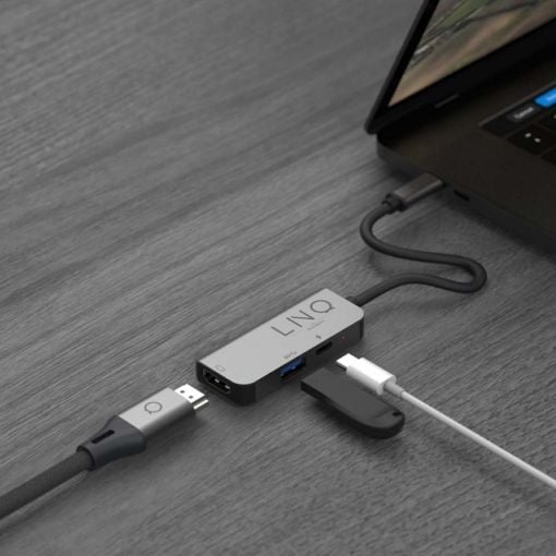 Εικόνα της Docking Station LinQ 3-in-1 USB-C LQ48000
