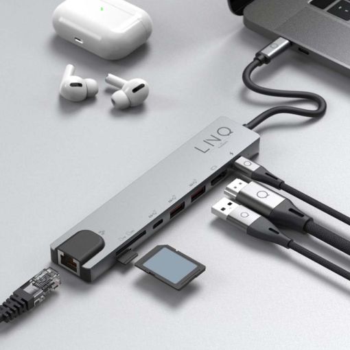 Εικόνα της Docking Station LinQ 8-In-1 USB-C LQ48010