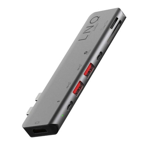 Εικόνα της LinQ Pro 7-In-2 USB-C Multiport Grey LQ48012