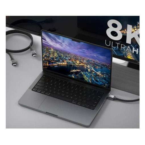 Εικόνα της Καλώδιο LinQ HDMI/HDMI 8K 2m Black LQ48027