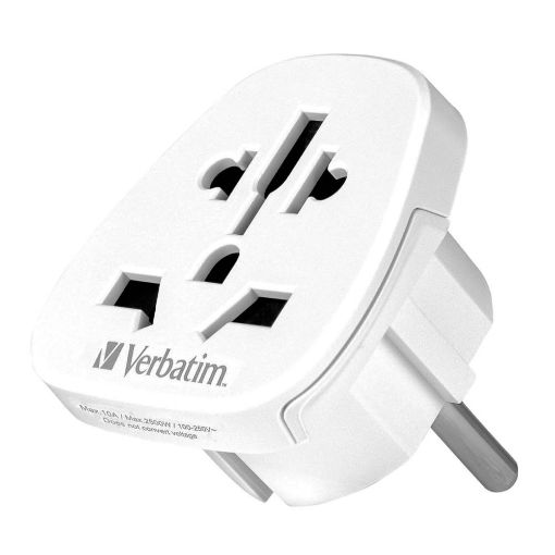 Εικόνα της Travel Adapter Plug Verbatim World to Europe WTEU-01 49541
