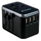 Εικόνα της Universal Travel Adapter Verbatim 2xUSB-C & 3xUSB  Black UTA-04 49546