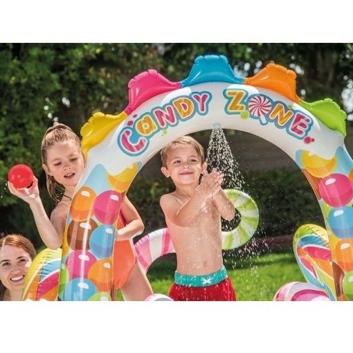 Εικόνα της Παιδική Πισίνα Intex Candy Zone Play Center Φουσκωτή 295 x 191 x 130 cm