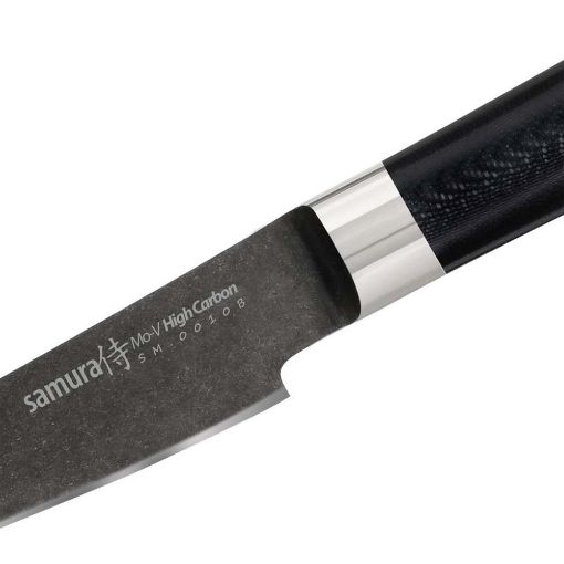 Εικόνα της Μαχαίρι Ξεφλουδίσματος MO-V Stonewash - Samura 9cm SM-0010B
