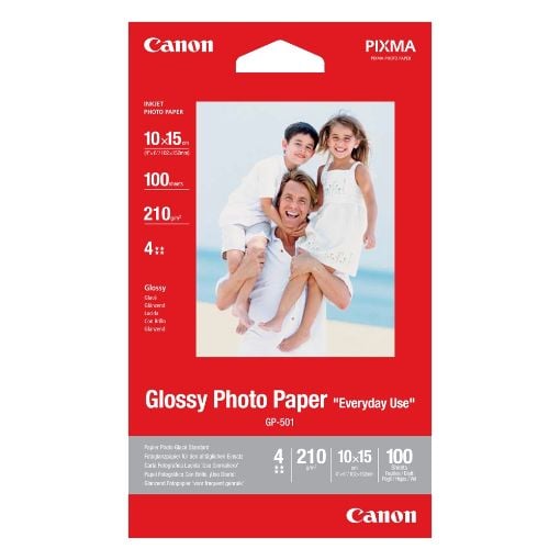 Εικόνα της Φωτογραφικό Χαρτί Canon GP-501 A6 Glossy 210g/m² 100 Φύλλα 0775B003